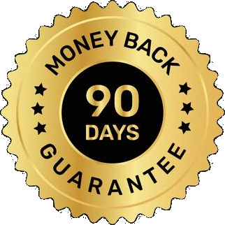 90 day money back guarantee badge